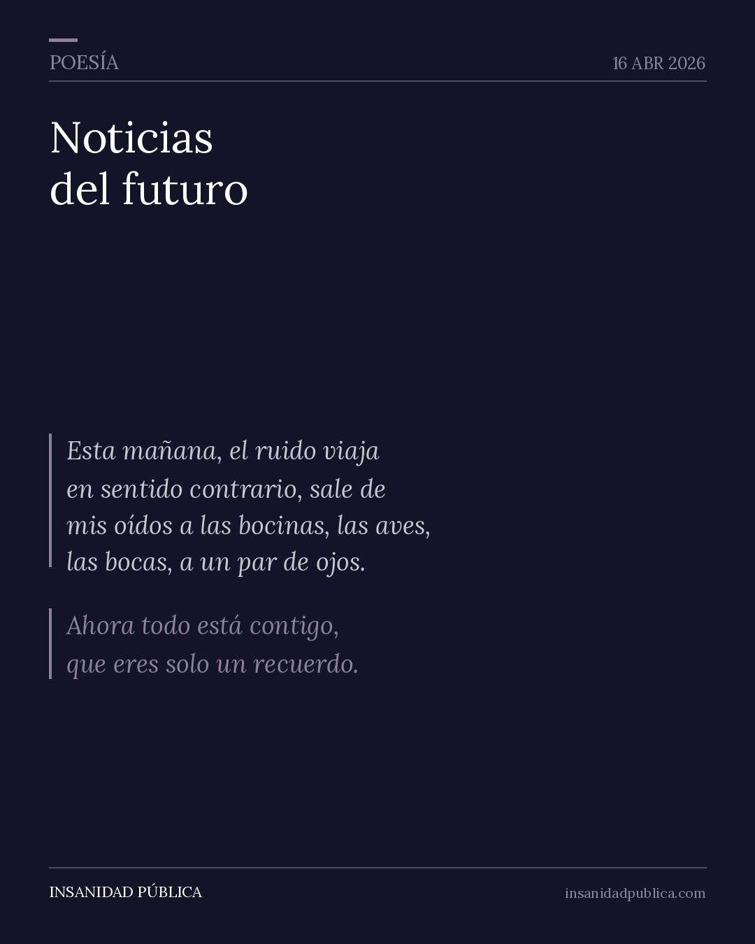 Noticias del futuro
