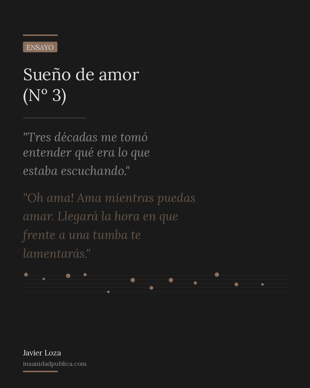 Sueño de amor (Nº 3)